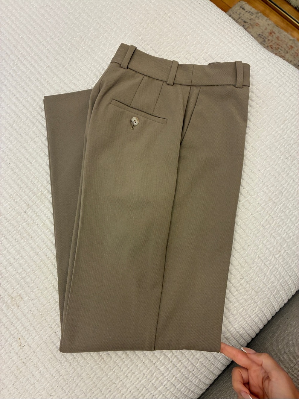 Women’s Tailored Dress Pants in Taupe
